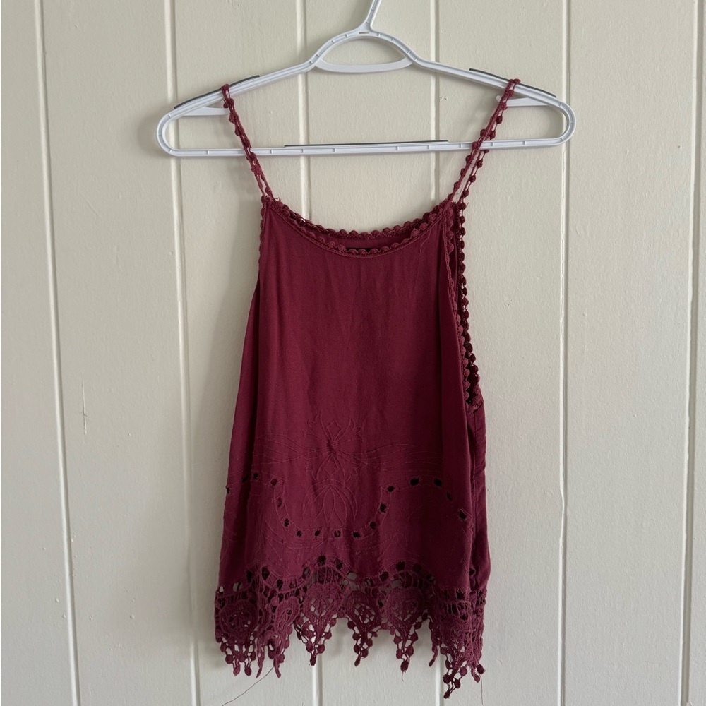 Crochet-Styled Kendall & Kylie Tank Top